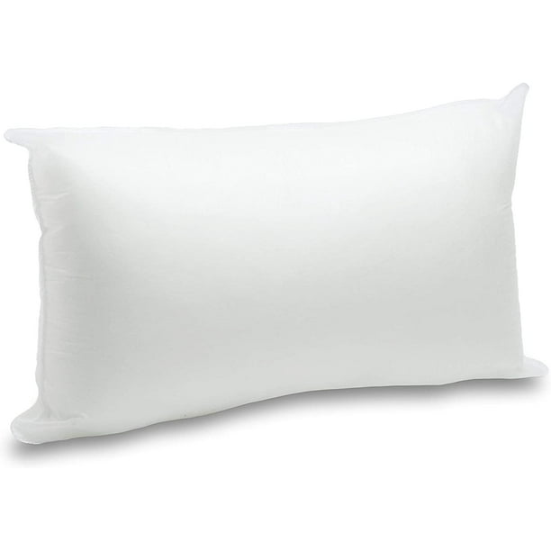2 Pack Foamily Premium Hypoallergenic Stuffer Pillow Insert Sham Square 18"x18"